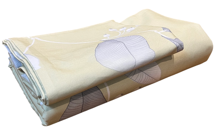 Green with Leafy Pattern