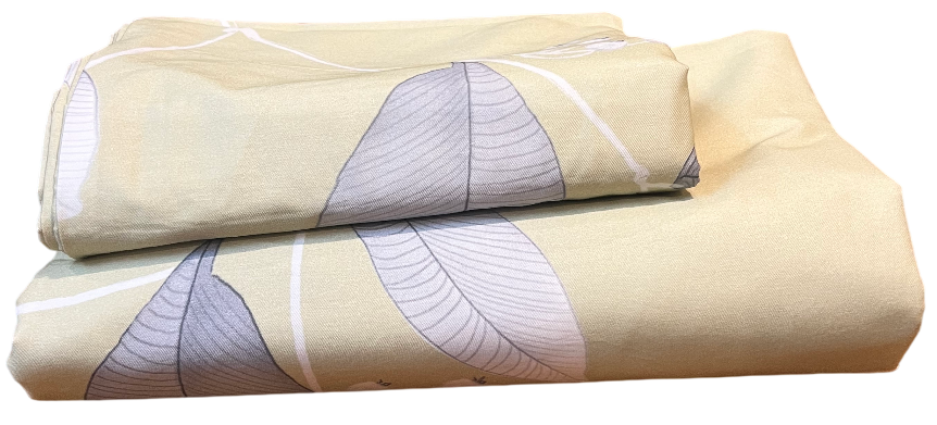 Green with Leafy Pattern