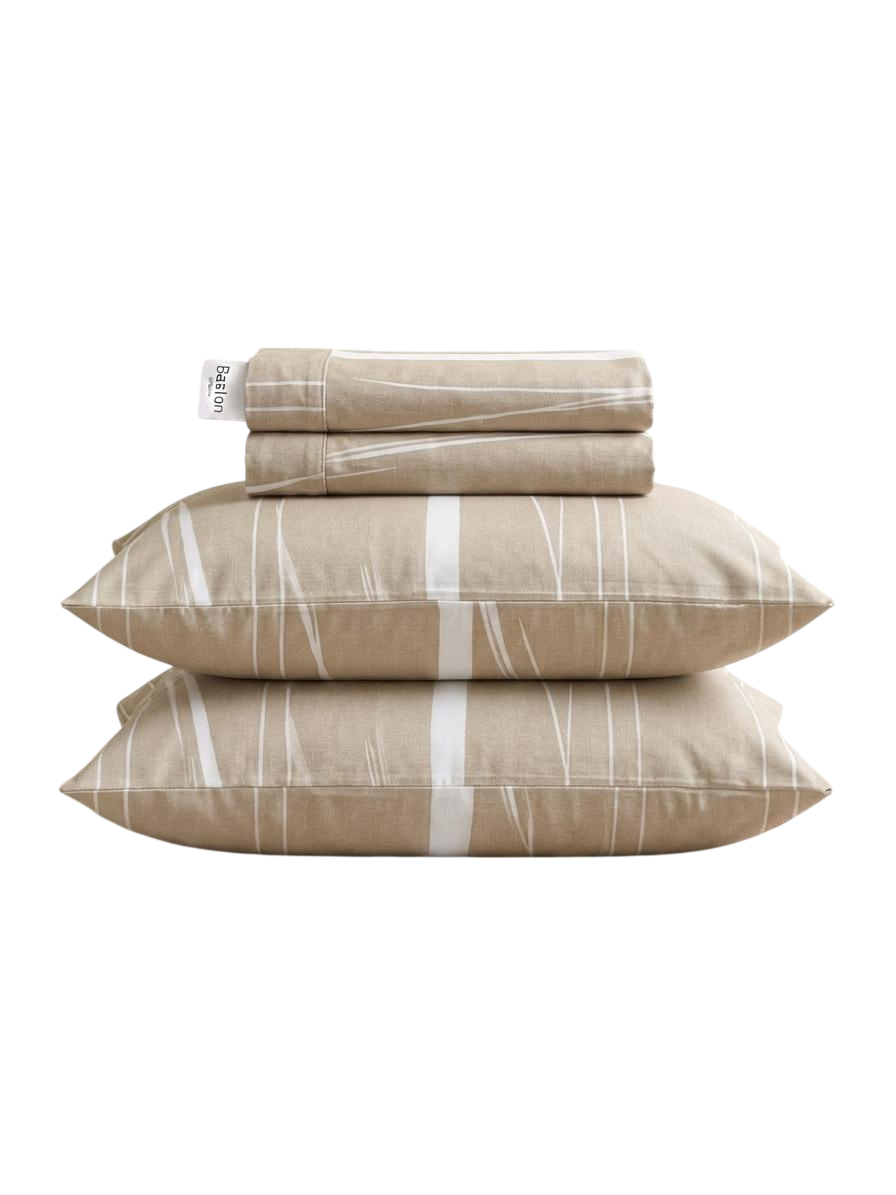 Striped Sandy Beige