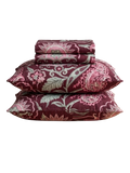 Paisely Patterned Burgundy