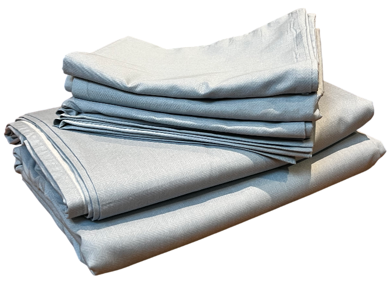 Light Blue with Faint White Pattern